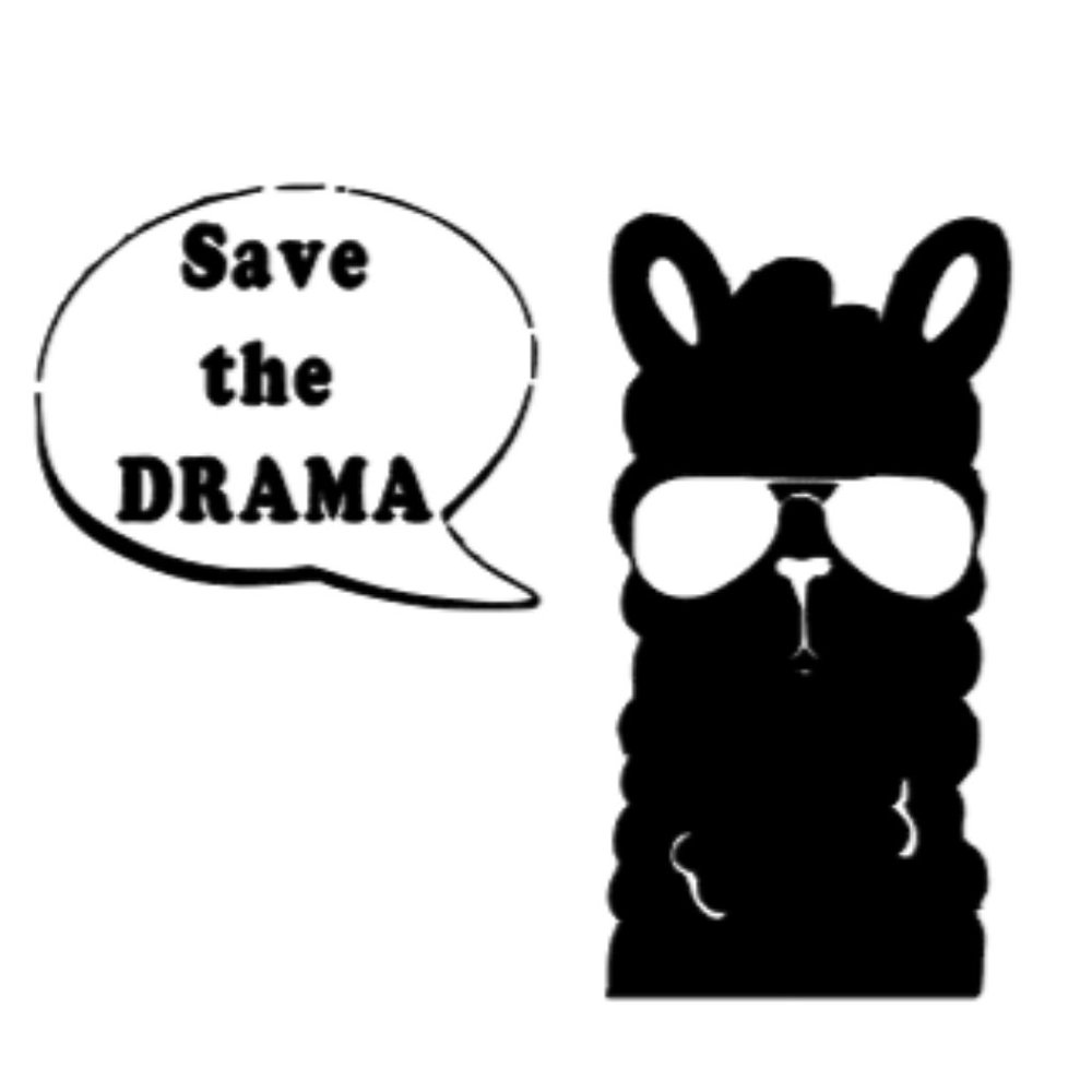 Save the Drama Decal